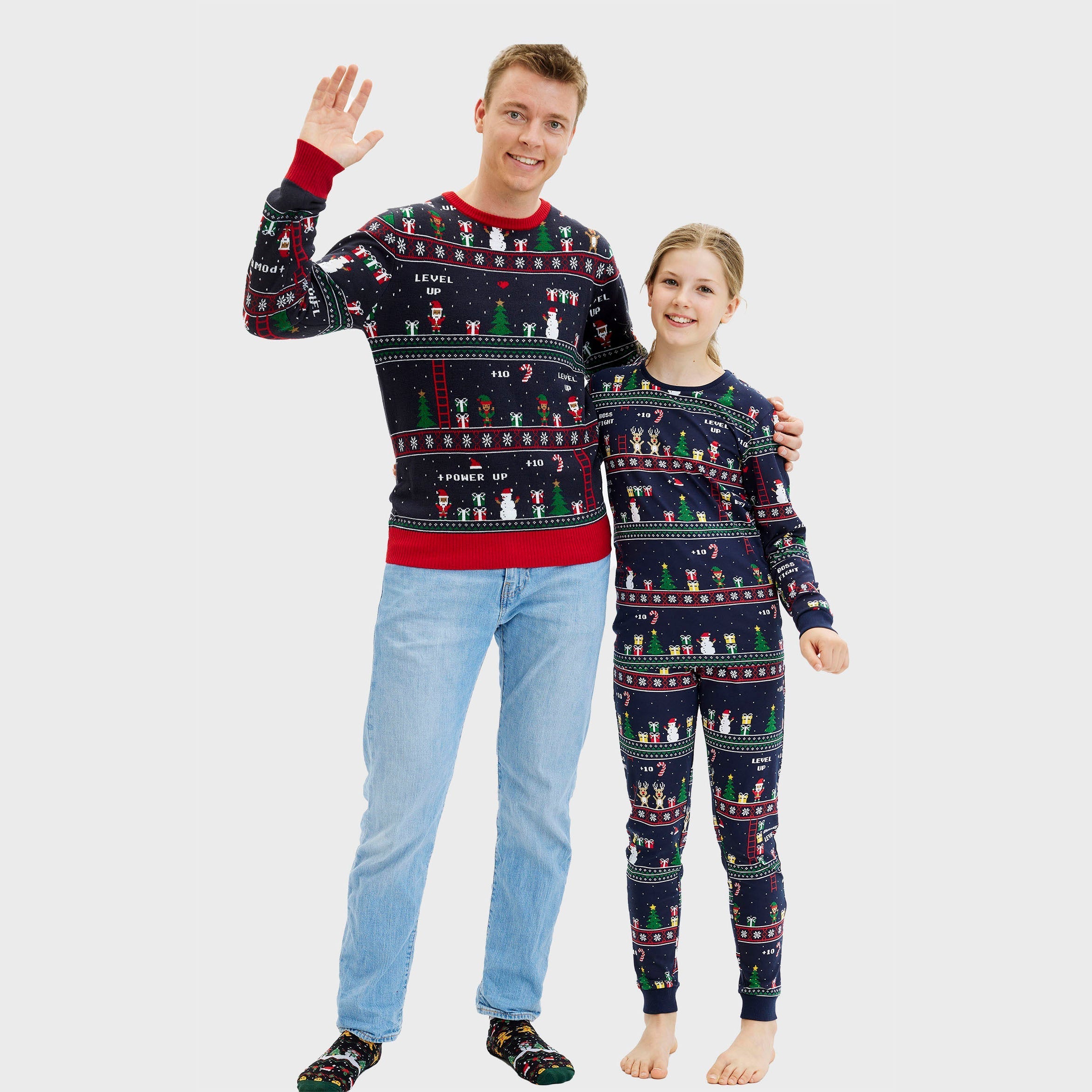 Vintage gamer Julegenser - Dame